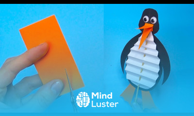 5 minute crafts christmas How to make paper penguin Easy paper crafts