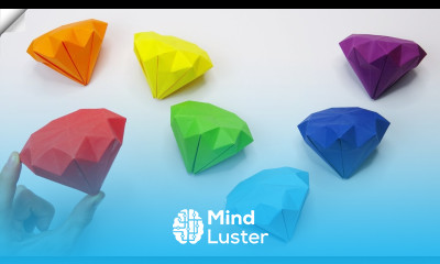 How to make paper diamond Easy paper crafts