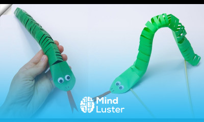 Amazing Paper Snake Moving paper toys easy