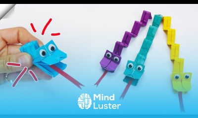 Jumping Paper Snake Moving paper toys