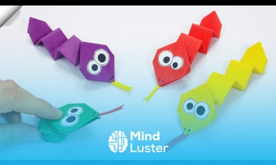 Amazing Paper Snake Moving paper toys easy