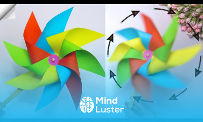 How To Make Paper Windmill Moving paper TOYS