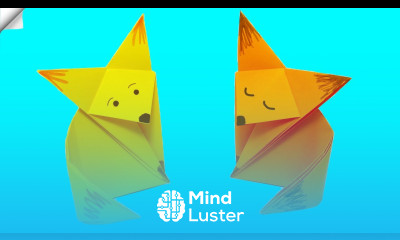 DIY paper toys DIY ORIGAMI PAPER FOX