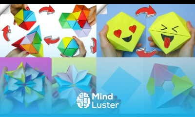 4 DIY crafts easy Paper toy antistress transformer