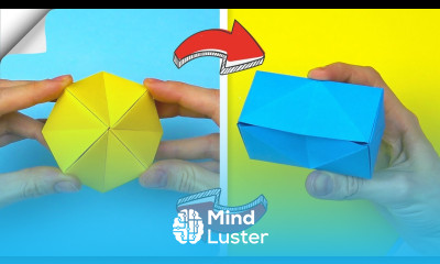 Antistress Transformer for 1 minute Paper origami toy Easy paper crafts DIY