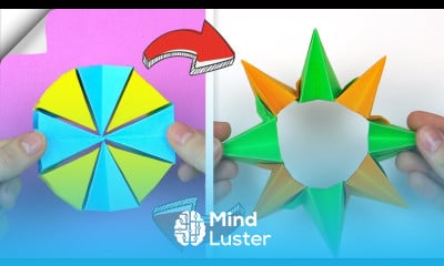 Antistress Transformer for 1 minute Paper origami toy Easy paper crafts