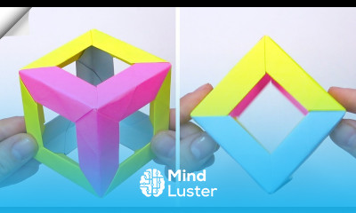 Paper CUBE Paper crafts Paper toy