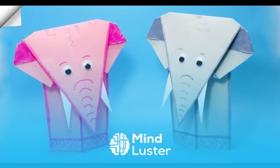 Funny Elephant Moving paper TOYS Origami elephant