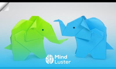 Elephant paper TOYS Origami elephant