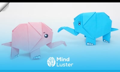 Origami Elephant easy Origami elephant Paper crafts