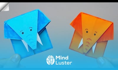 Easy way paper elephant Origami Elephant