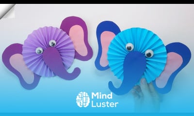 DIY Moving Paper Elephant Easy Paper Crafts