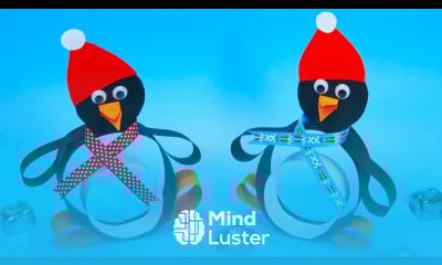 DIY christmas How to make paper penguin Easy paper crafts