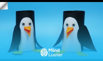 How to make paper penguin Penguin Paper crafts