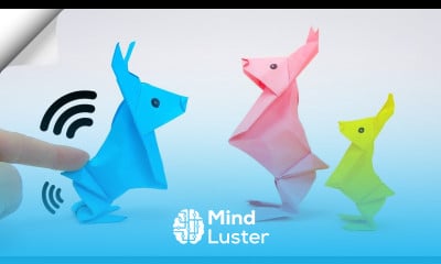 Jumping paper RABBIT How to make paper RABBIT