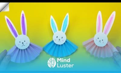 Easter Craft Ideas Paper RABBIT DIY paper crafts easy