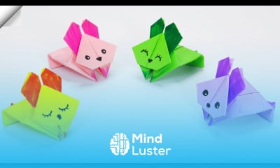 Jumping paper RABBIT How to make paper RABBIT