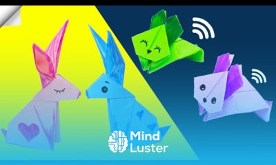 3 DIY easy way paper RABBIT Paper Crafts easy How to make a paper rabbit