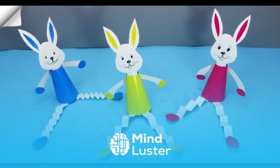 Easter Craft Ideas Paper RABBIT Paper Crafts easy