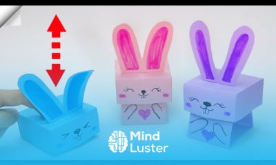 Moving paper RABBIT Easter Craft Ideas