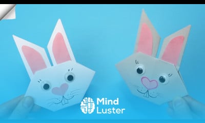Easy paper RABBIT RABBIT face