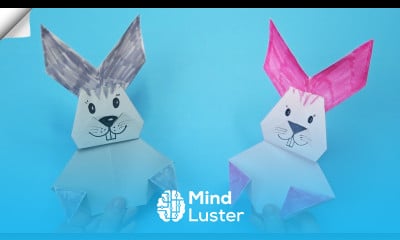 Paper Rabbit How to Make Bunny Step by Step