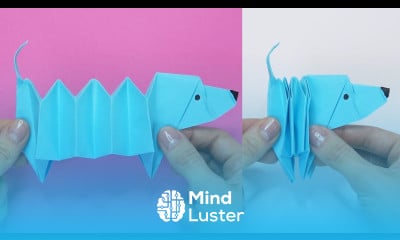 DIY Moving Paper DOG Easy Paper Crafts