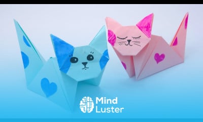 Paper crafts Paper CAT Origami Cat