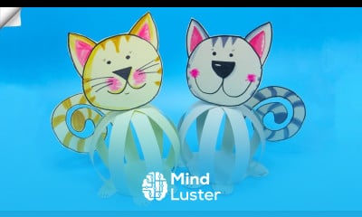 Amazing Paper CAT Paper crafts Moving paper toys
