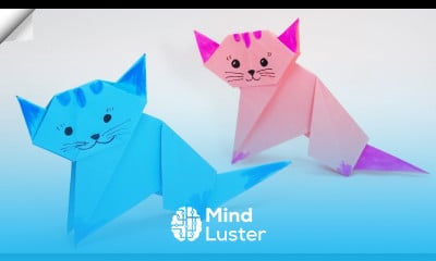 Cute Paper CAT How to make origami cat