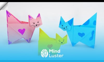 Paper crafts Paper CAT Origami Cat