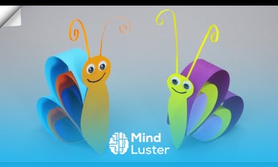 Cute paper butterfly easy Moving paper toys