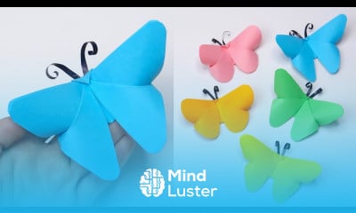 DIY paper crafts Paper butterfly