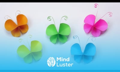 DIY paper crafts Paper butterfly