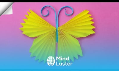 DIY paper crafts Paper butterfly origami