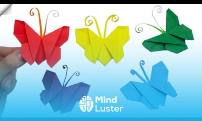 Easy origami toys How to make butterfly paper