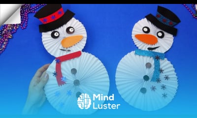 DIY paper crafts Paper toys christmas craft snowman