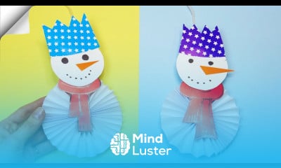 DIY paper crafts Paper toys christmas craft snowman