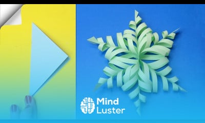 3D Paper Snowflakes DIY How to make paper snowflakes DIY snowflakes paper easy