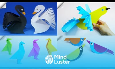 5 DIY paper crafts 5 diy Paper birds