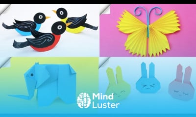 6 DIY paper crafts PAPER TOYS