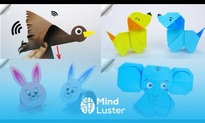 6 Paper crafts DIY paper toys