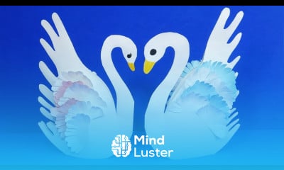 DIY paper crafts Paper swan