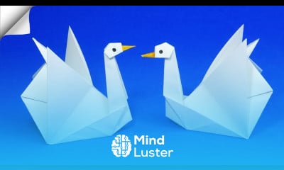 DIY paper crafts Paper swan