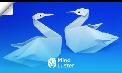 DIY paper crafts Paper swan