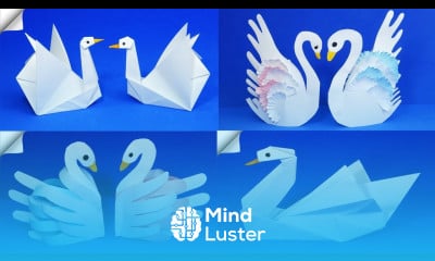 DIY paper crafts 7 Paper swan