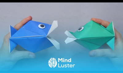 DIY Moving Paper FISH Easy Paper Crafts