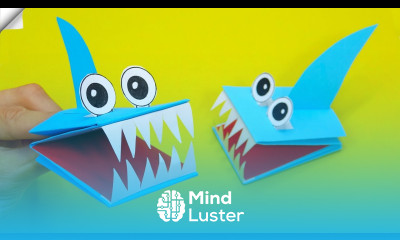 How to Make a Shark Paper Puppet Moving paper toys
