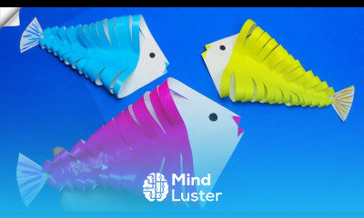 DIY paper crafts Paper Fish