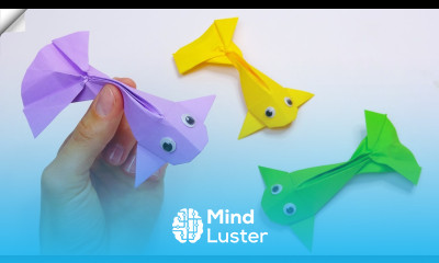 Amazing paper toys Paper Fish DIY paper crafts